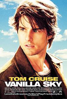 movie poster, Vanilla Sky, Festivale film review section
